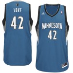 adidas Kevin Love Minnesota Timberwolves Revolution Swingman Jersey - Slate Blue